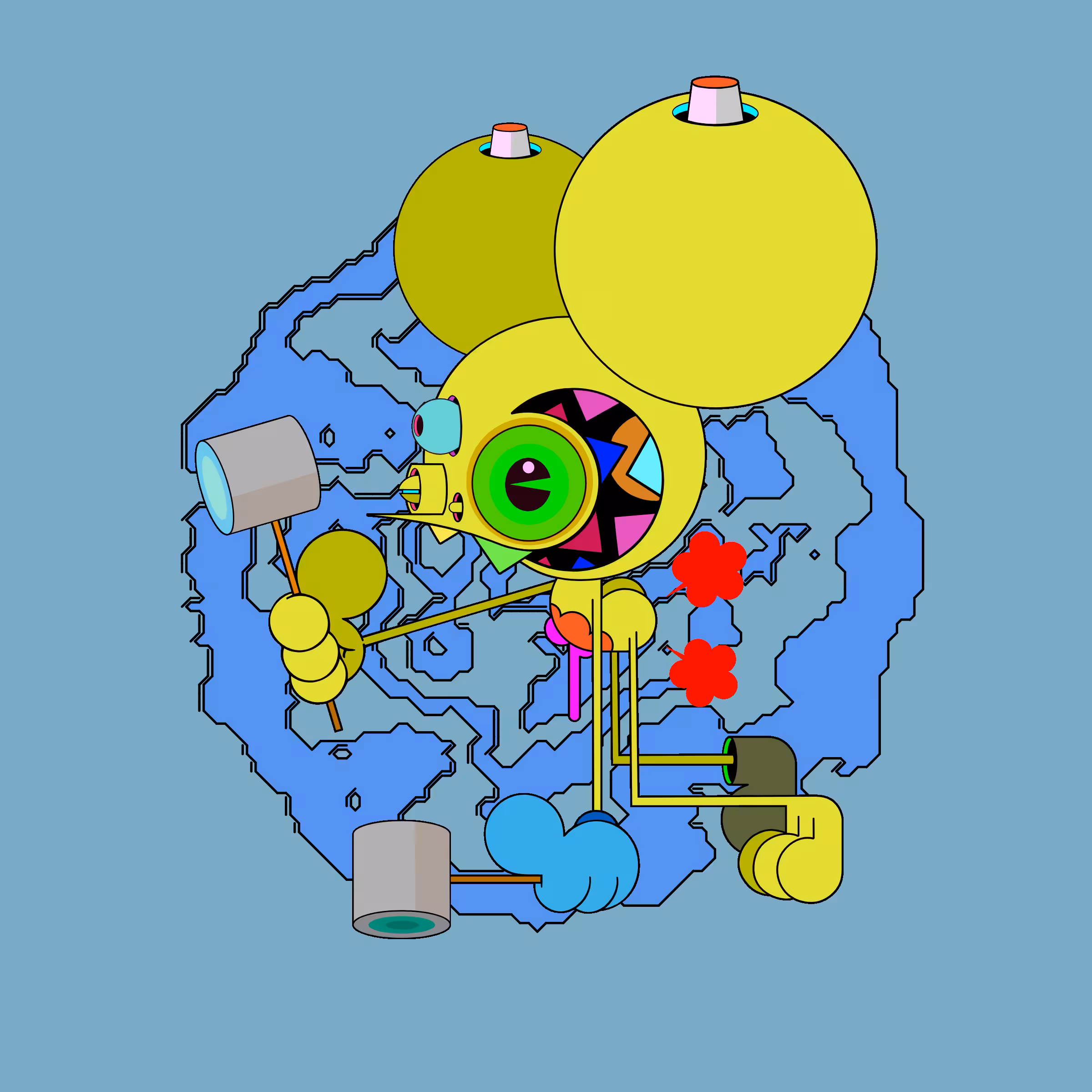 Neogen Space Monkeys #990