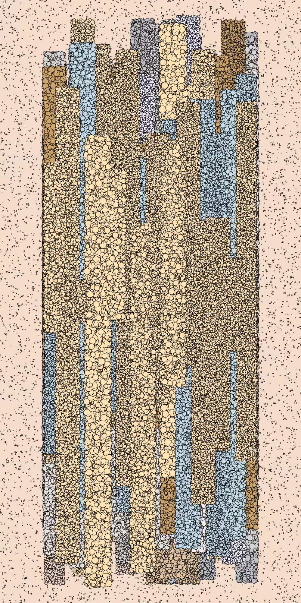 Assorted bubble textures #7