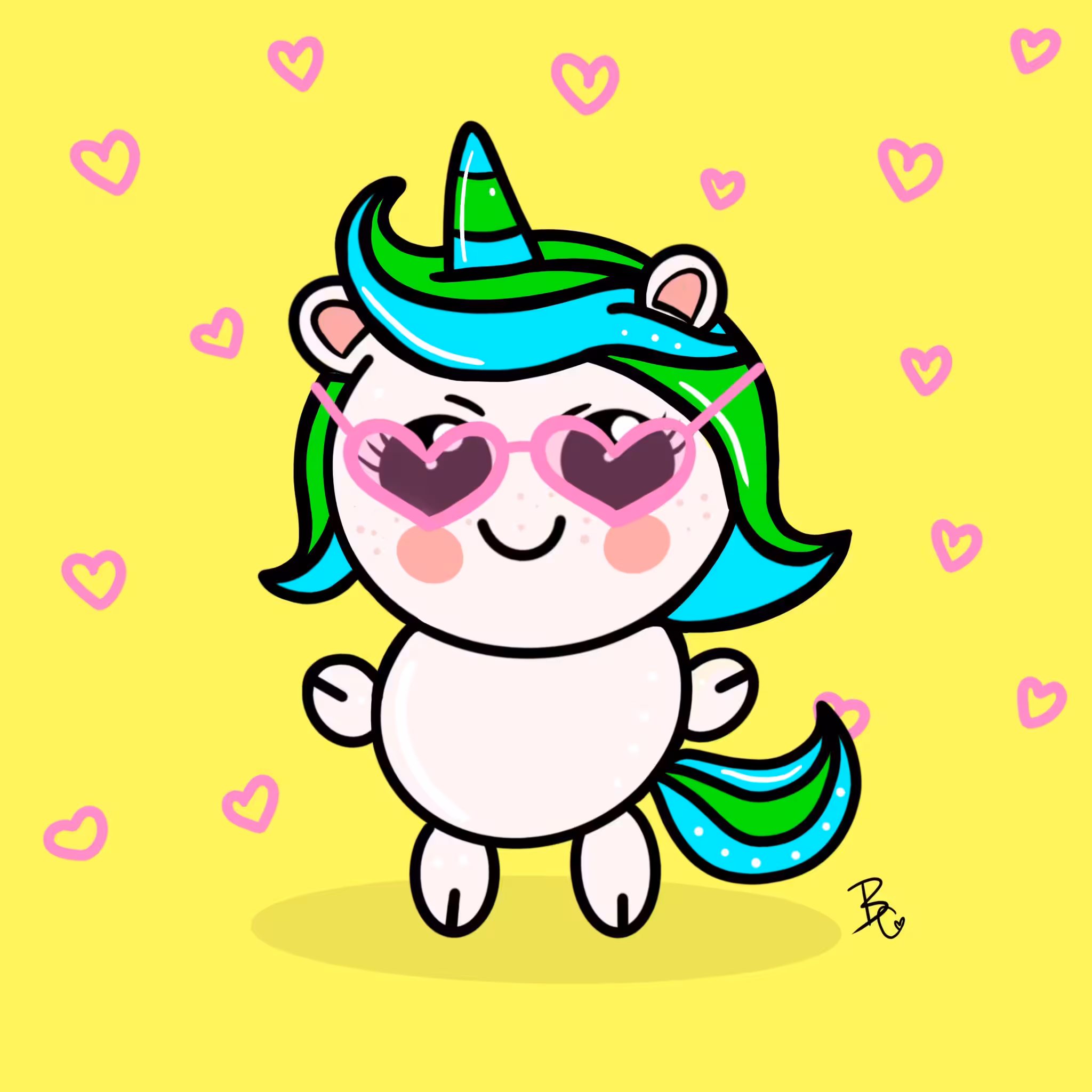 Teal the Unicorn