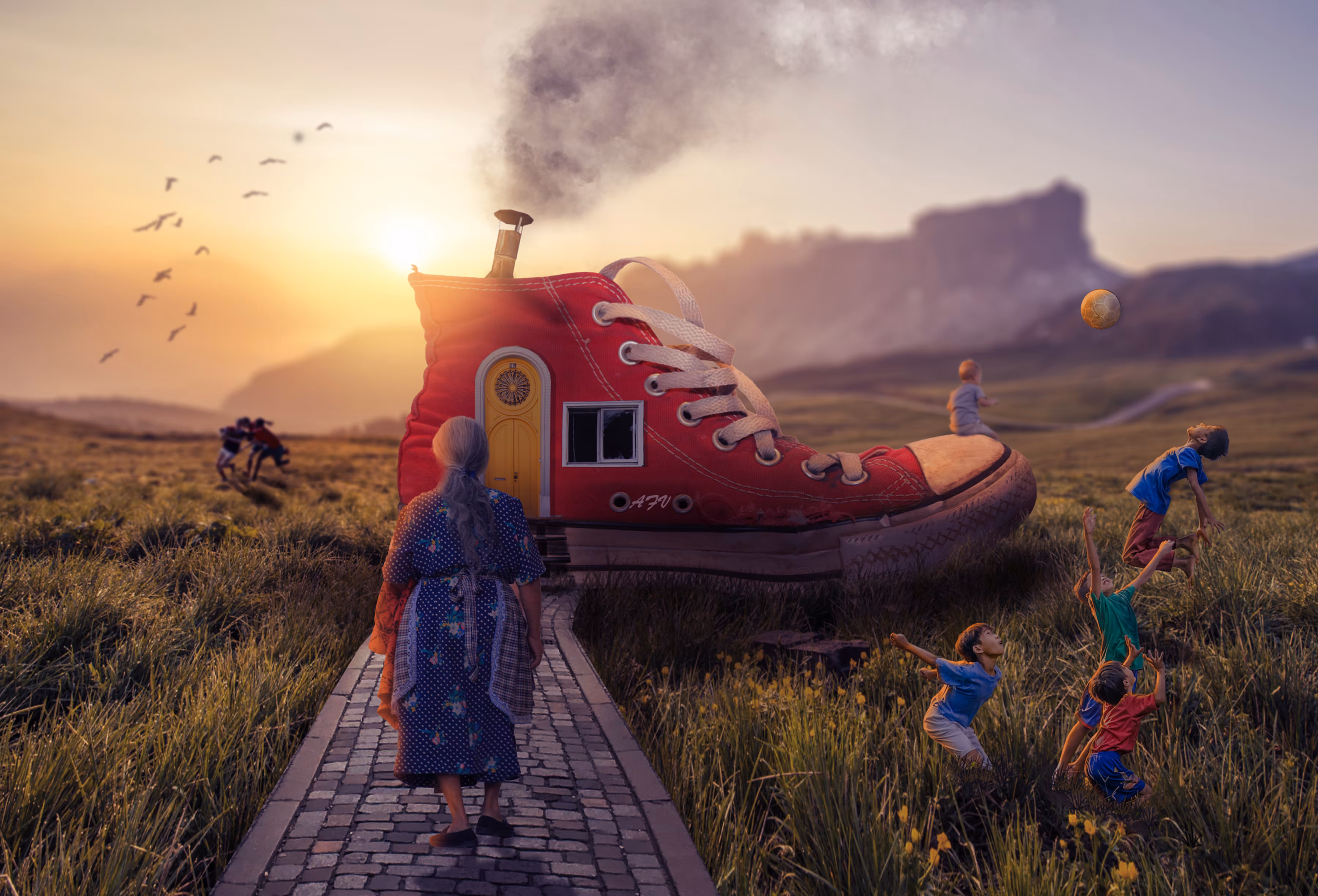 The Old Lady Who Lived in a Shoe