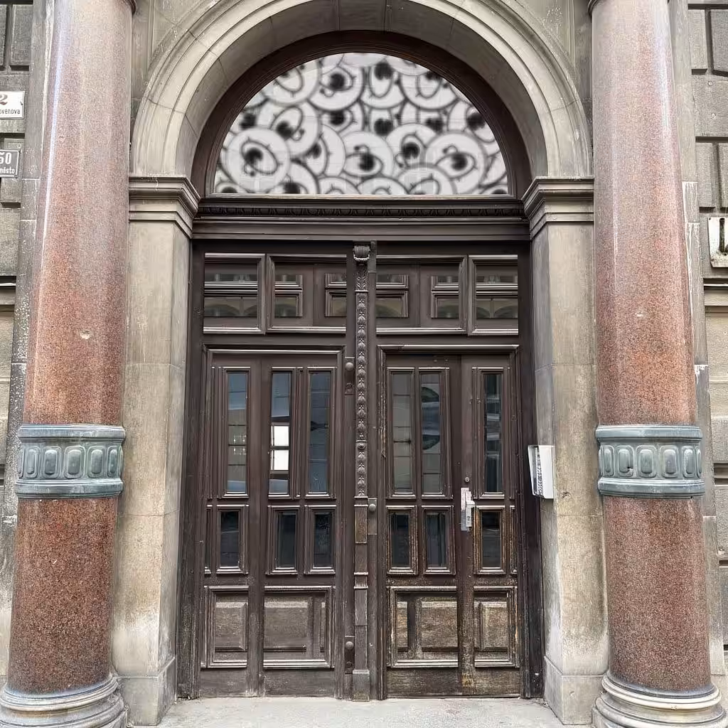Just a door with eyes