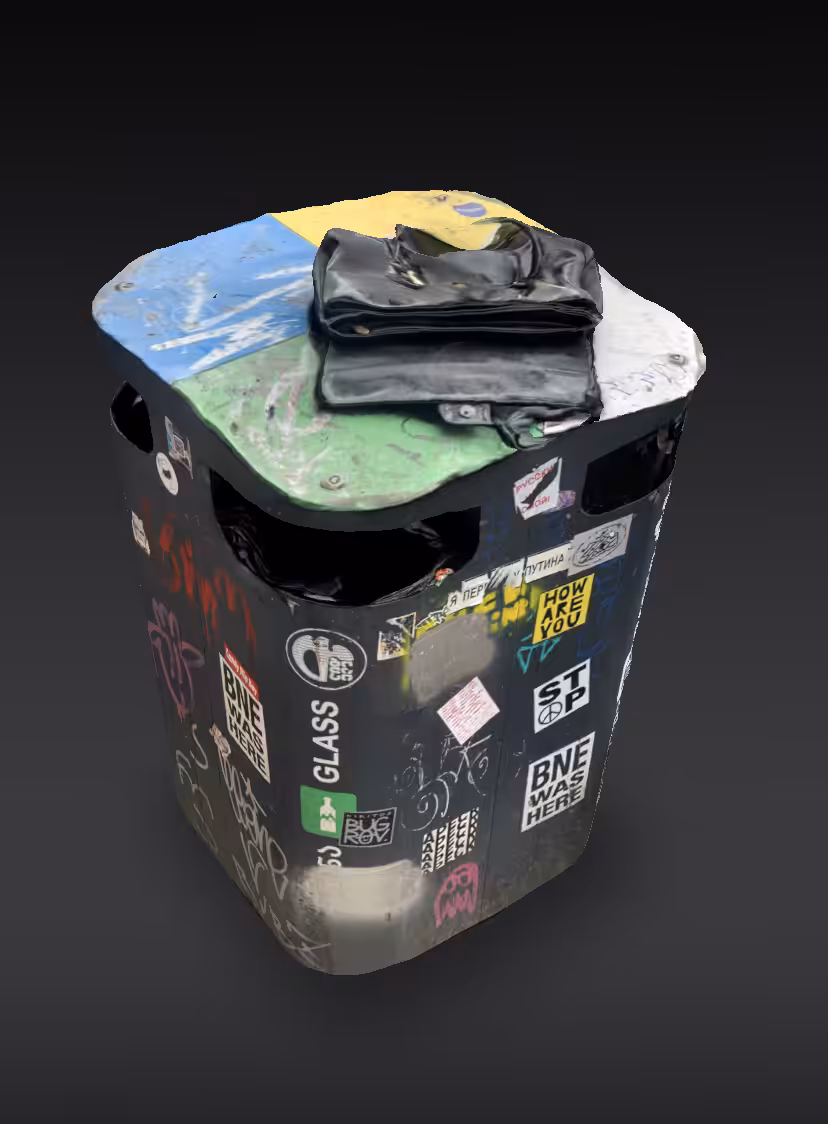 bag on bin / თბილისი things 