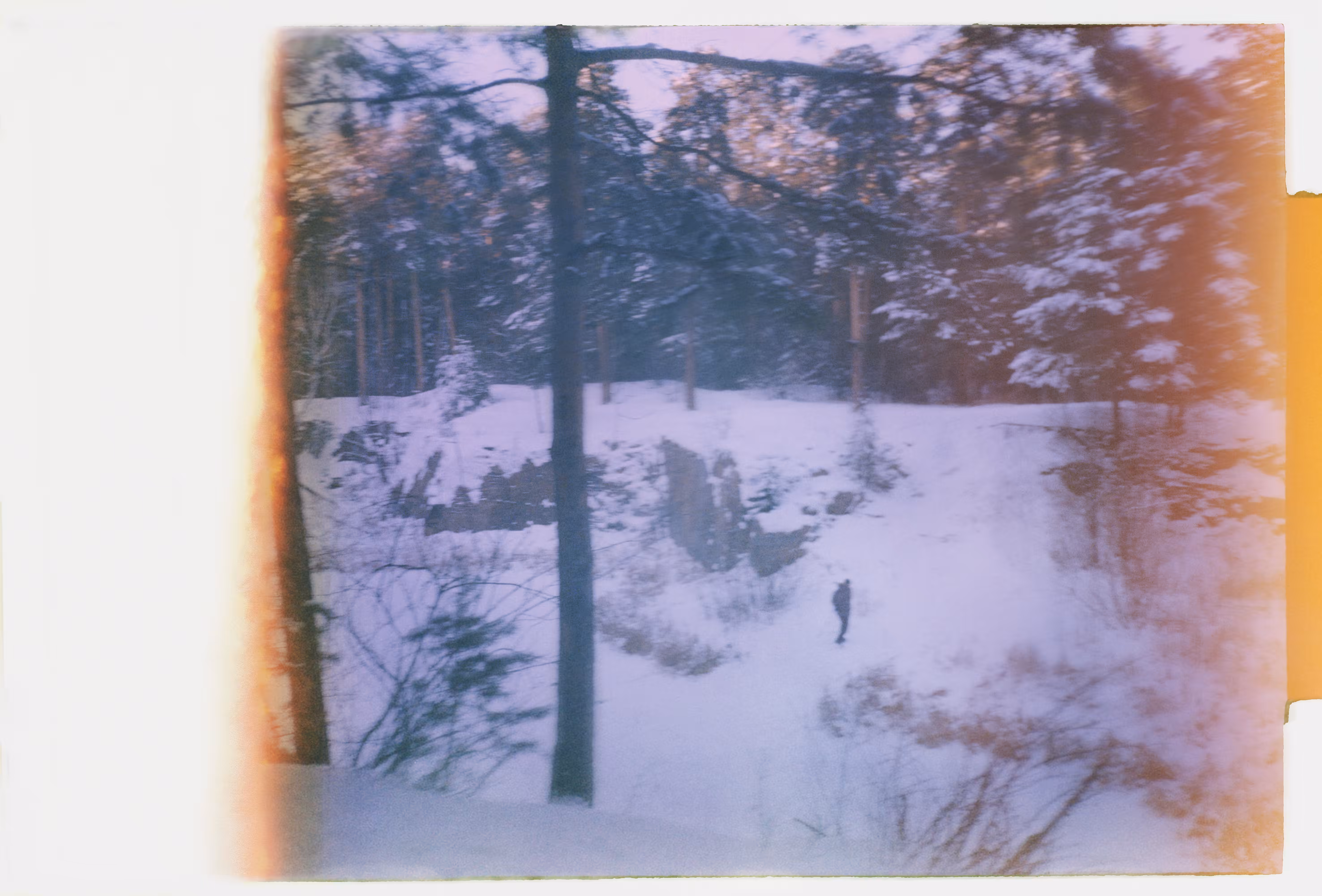 Snow-Covered Lake