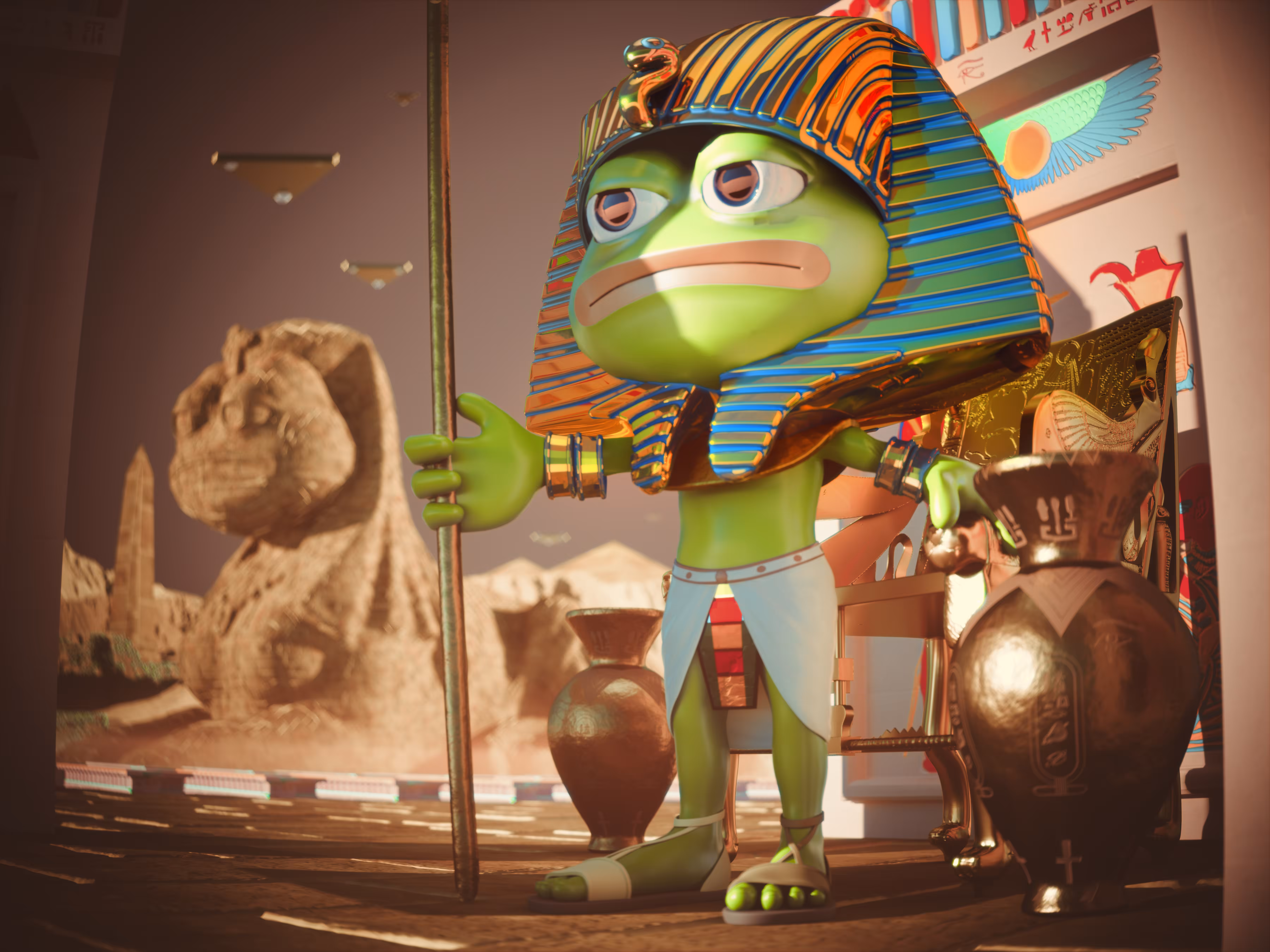 メカ Pepenkhamun Pharaoh 🐸