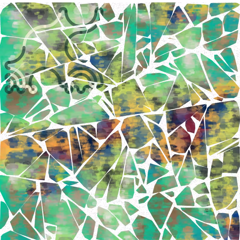 Tessellis - Gaudi style generative mosaic #8
