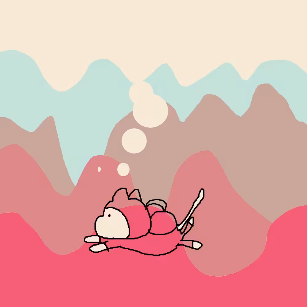 In the ocean