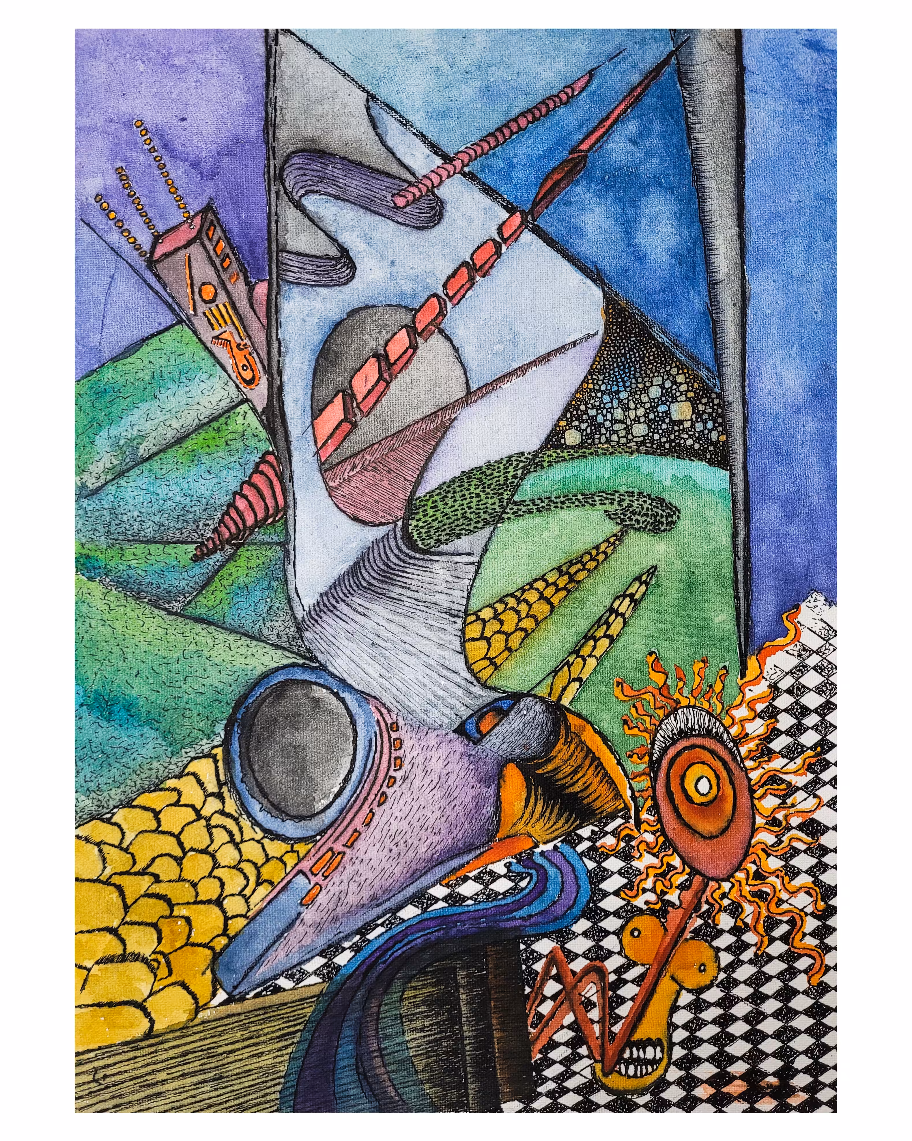 The three skies
