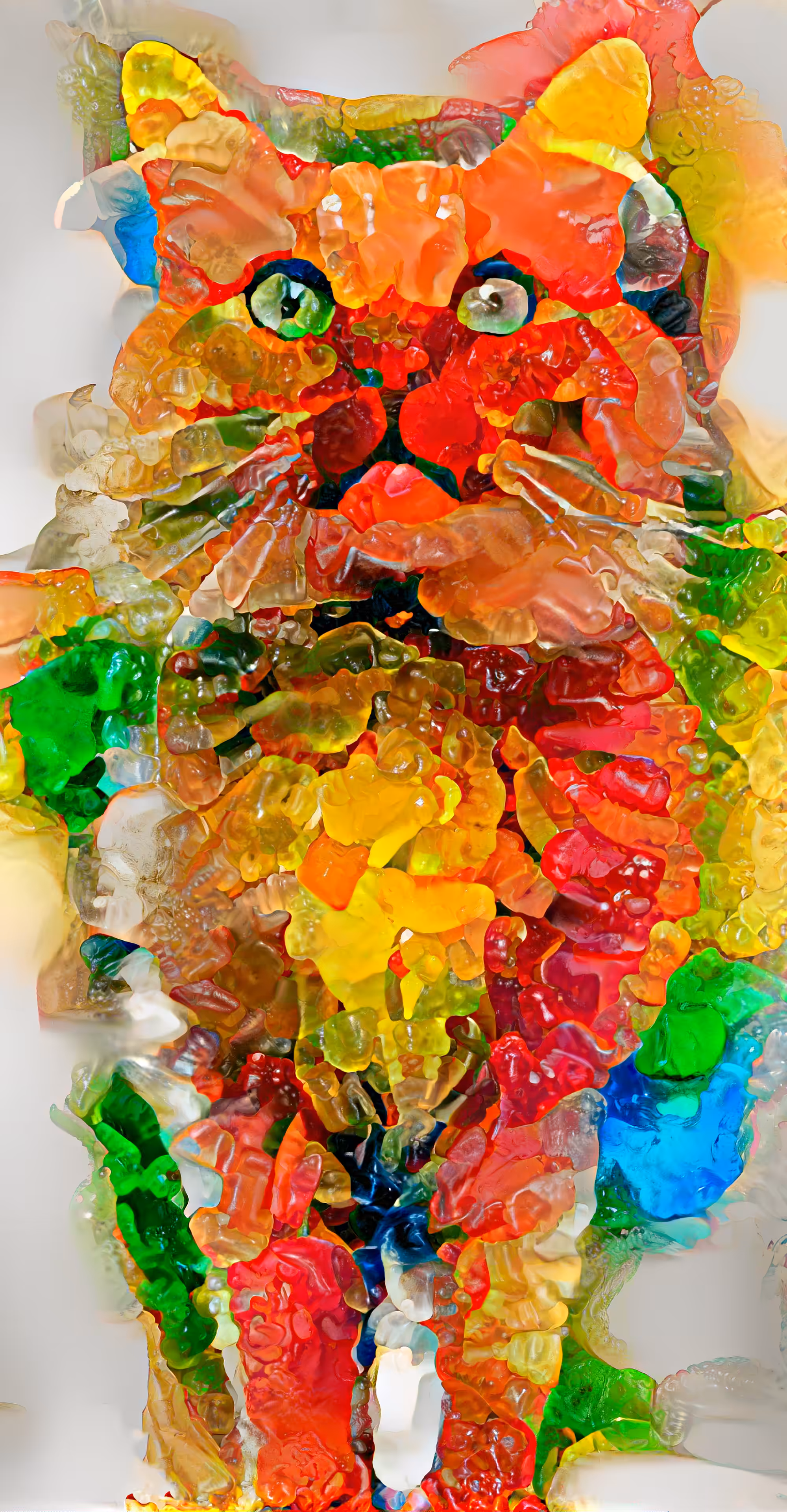 Gummy-Bear Cat [Crowdsourced AI Art Experiment]