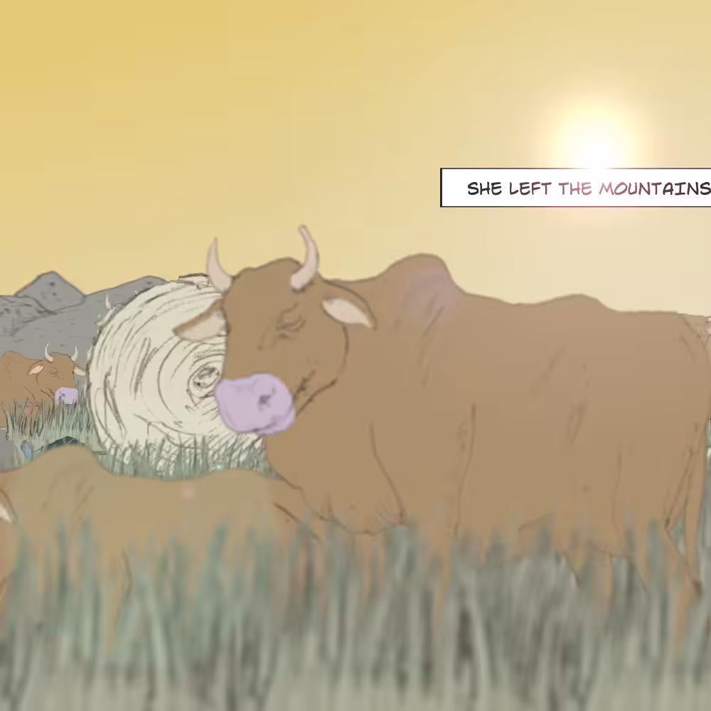CITIZEN Issue #0 (A Brief History of the Near Future): Panel 16: She left the mountains