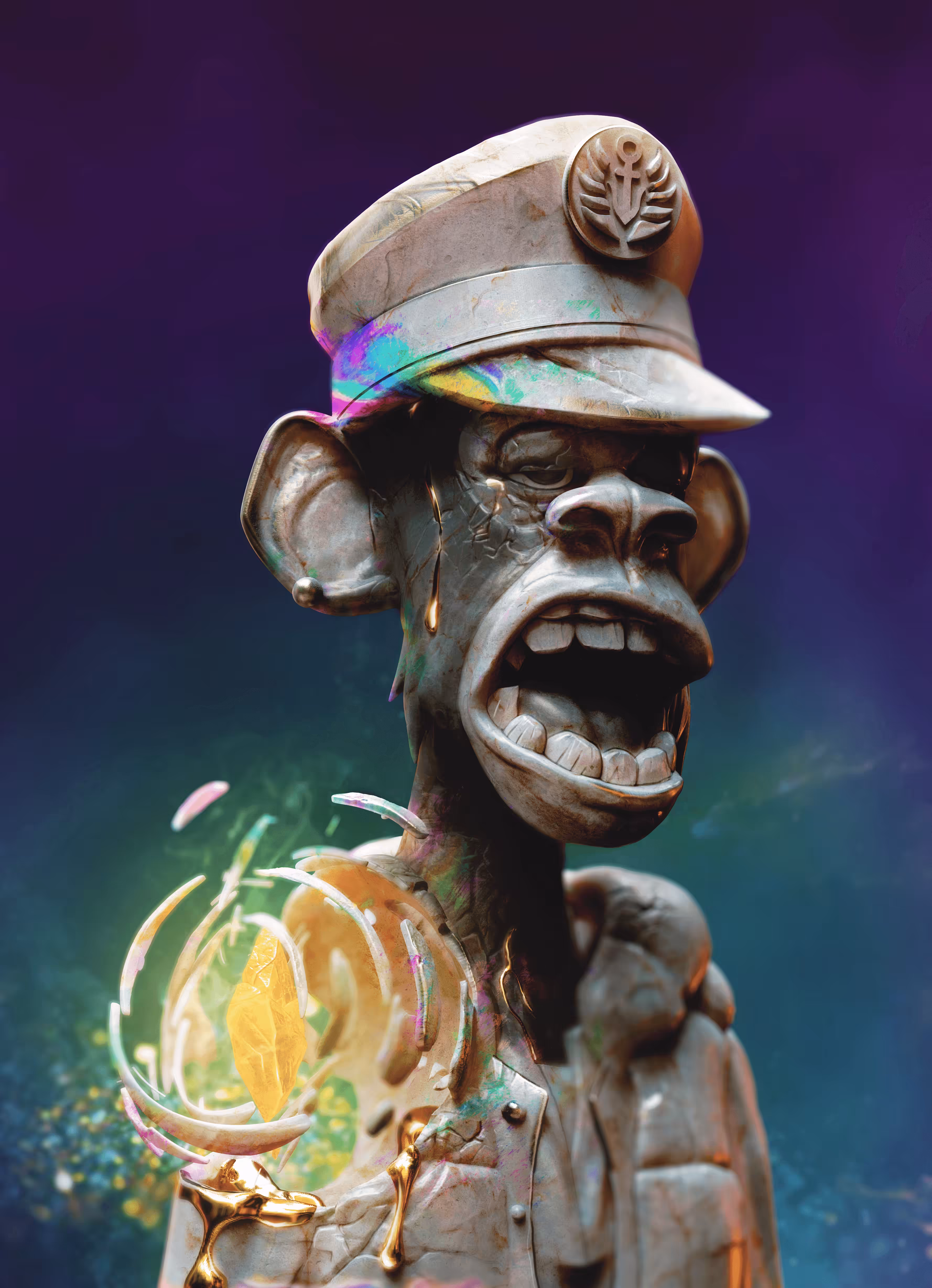 Bored Ape Set in Stone, Infusion #1