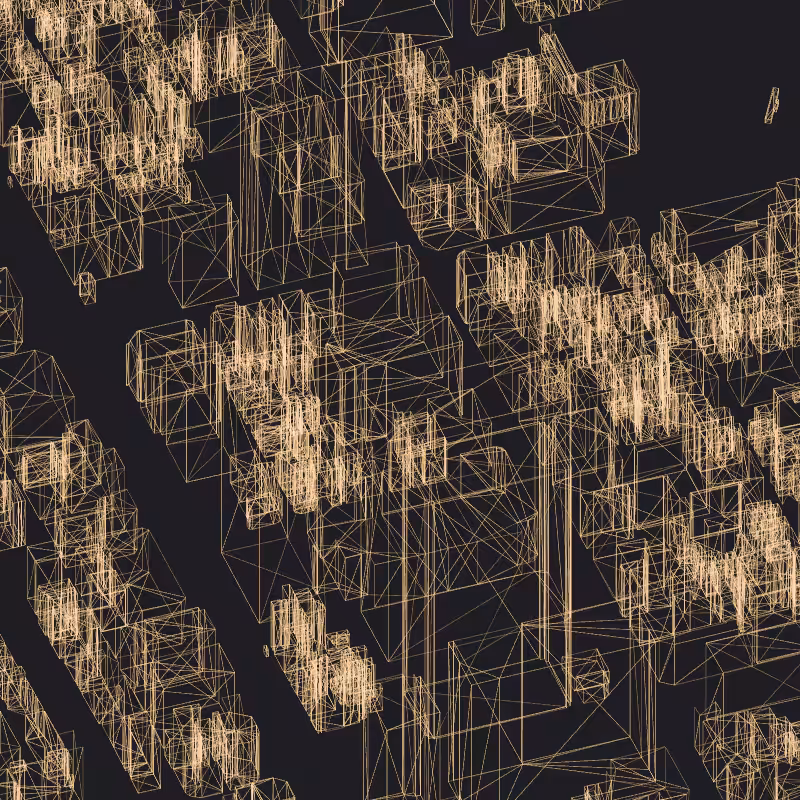 Wireframe City: Tokyo Shibuya #31