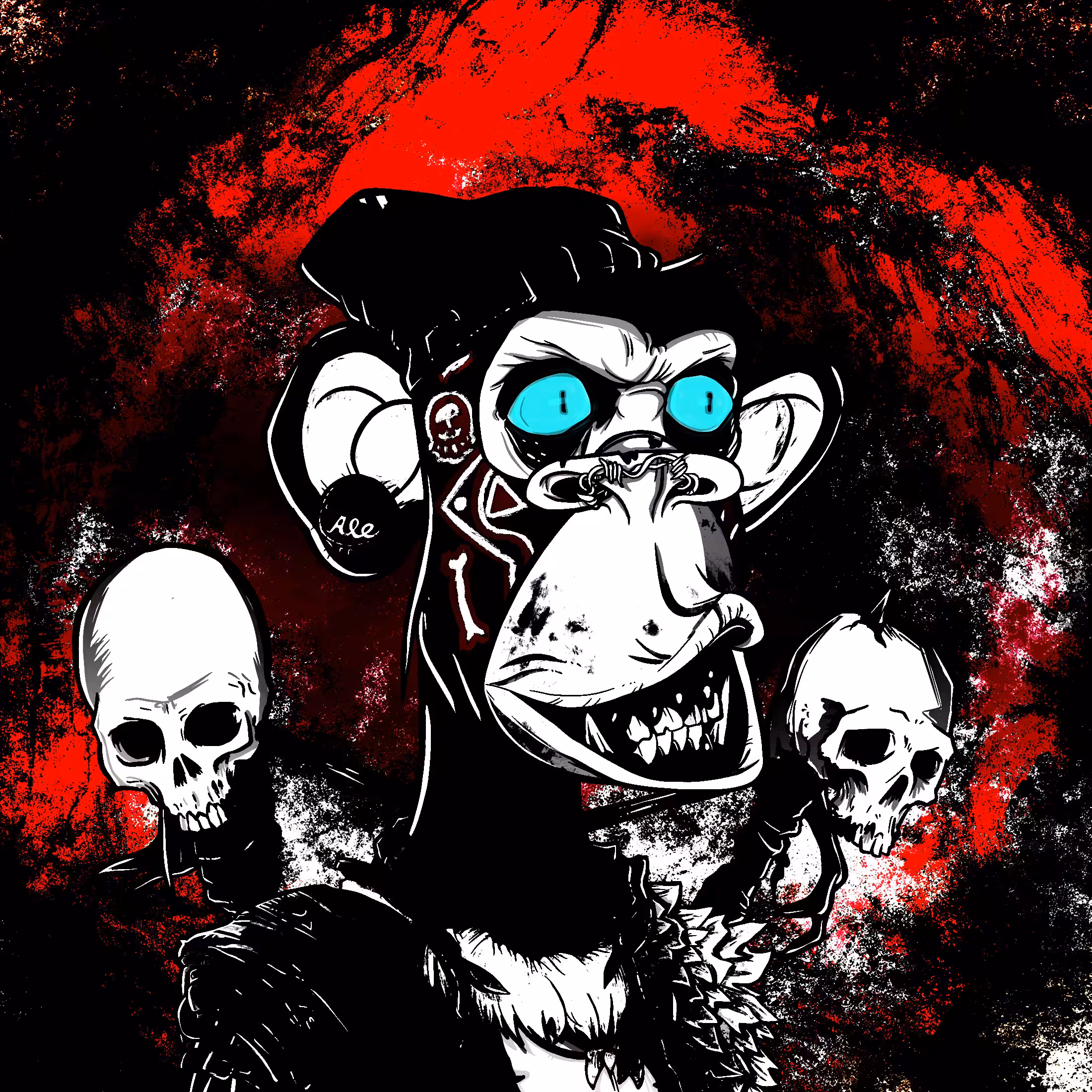 Road Warrior Ape - Red