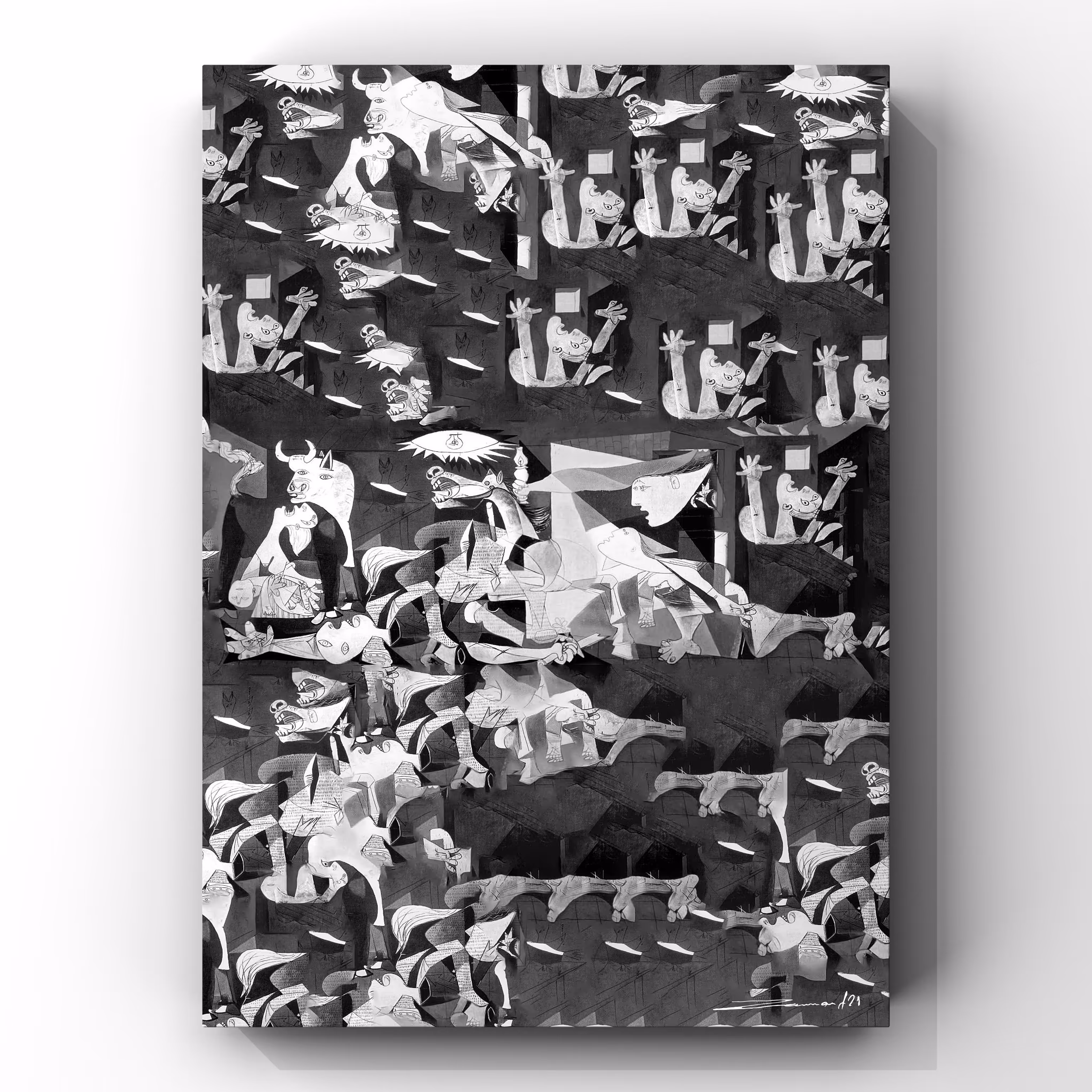 Picasso's Guernica by Zaam