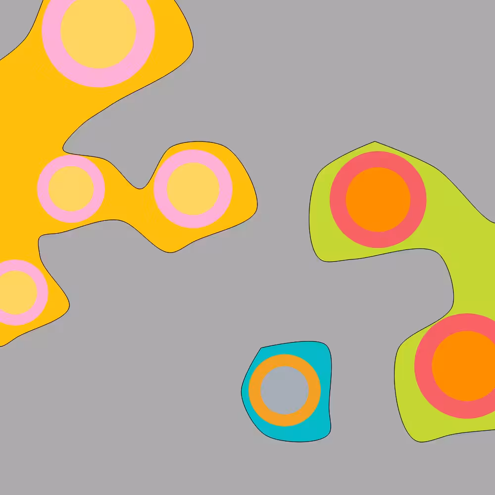 Colorful cartoon shapes(free edition) #43