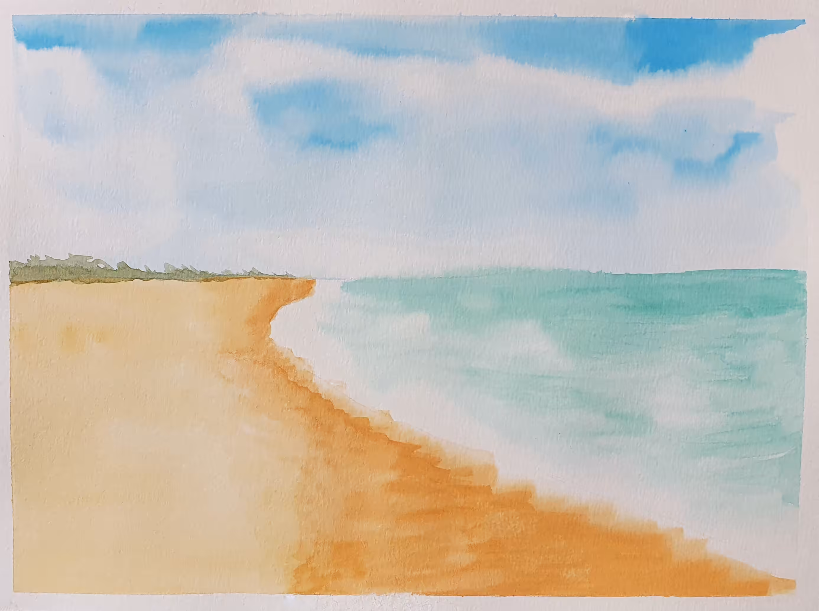 Far away beach