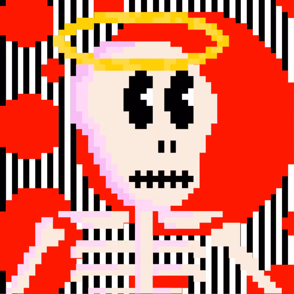 PIXEL SKULLETTI 1 #208