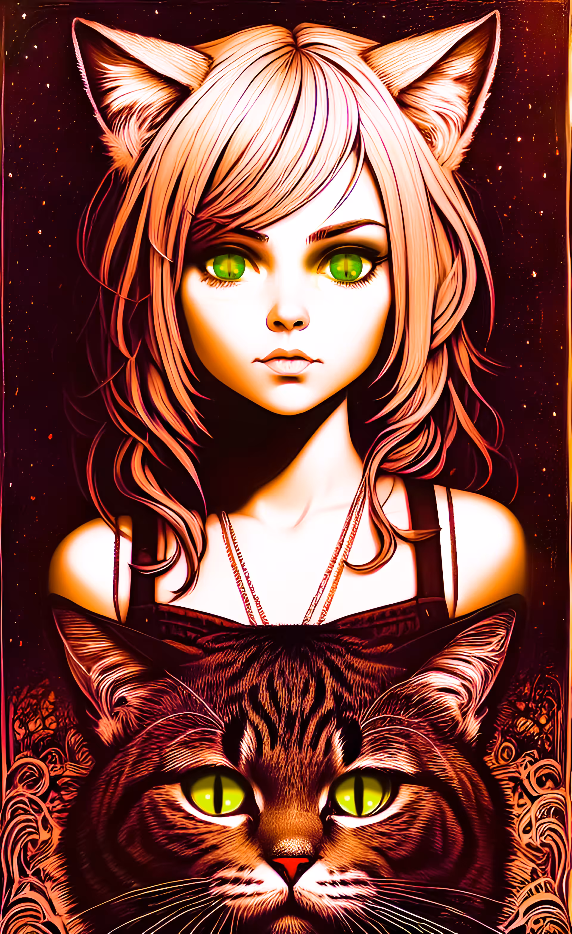 A marvelous and colorful world: Cat lovers #meow#01