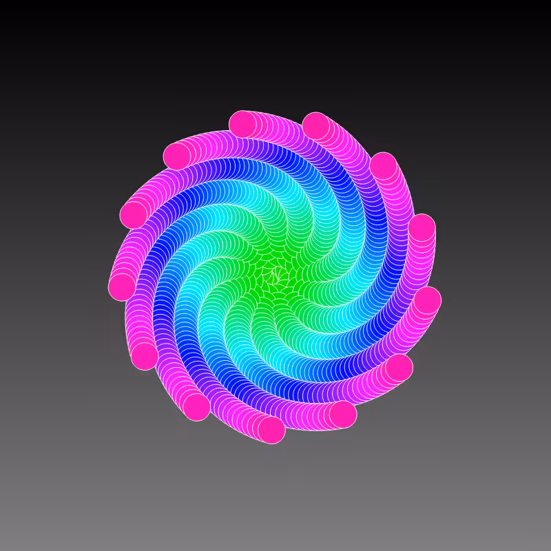RAINBOW FLOWERS #69