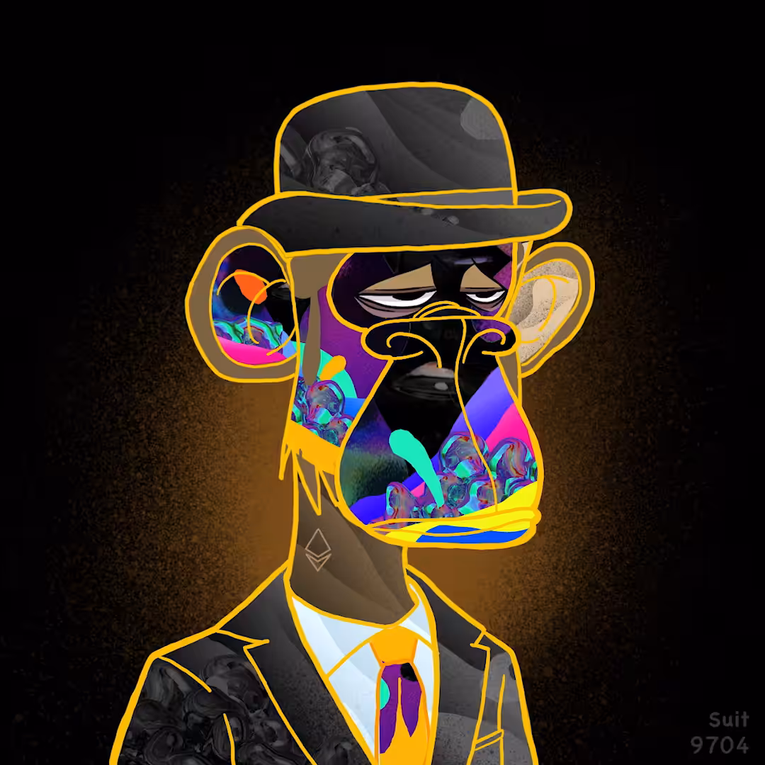 Liquid Ape #9704 : Suit & Tie