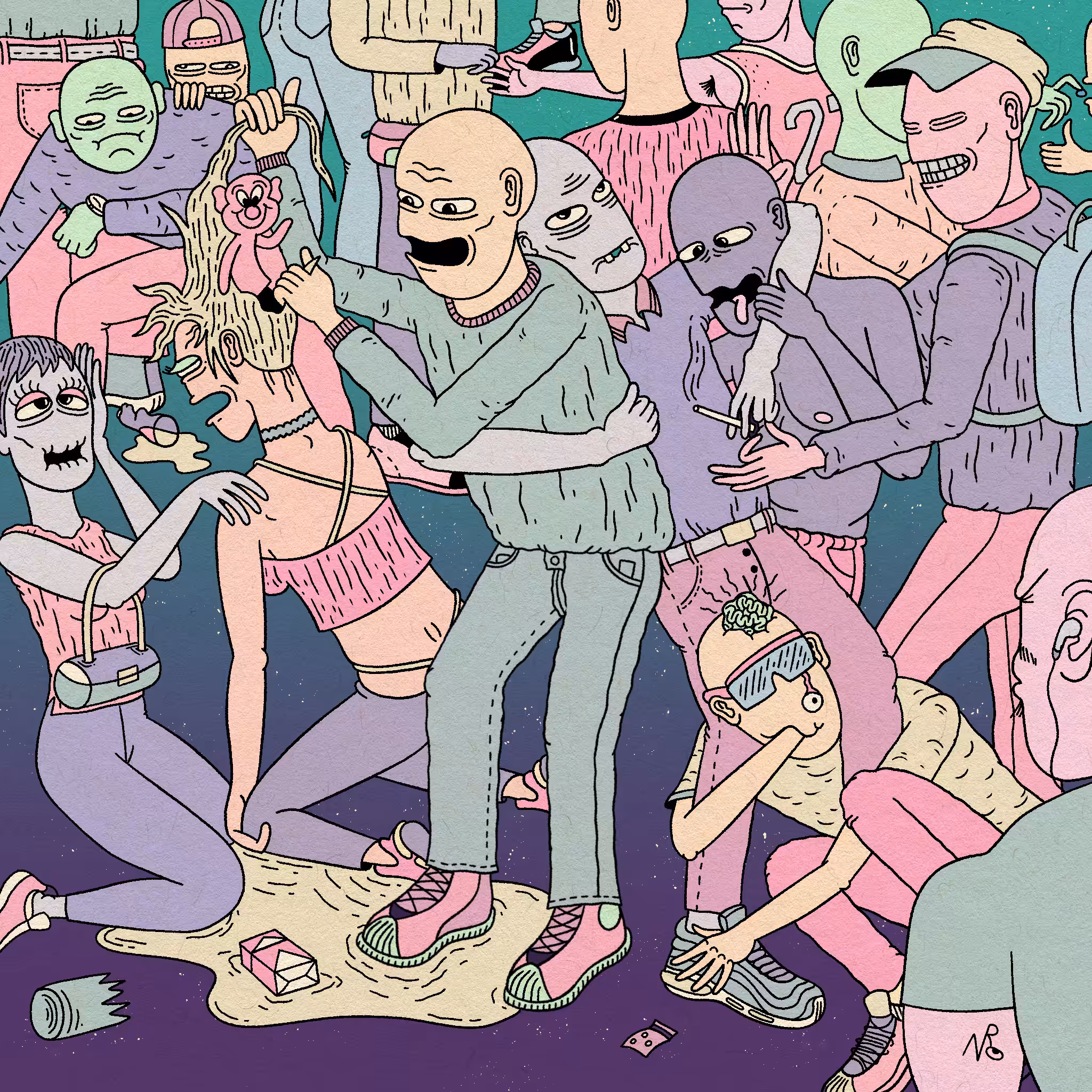 My friends and I, early '00s