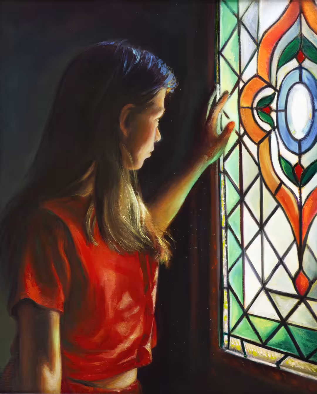 The Girl at the Door