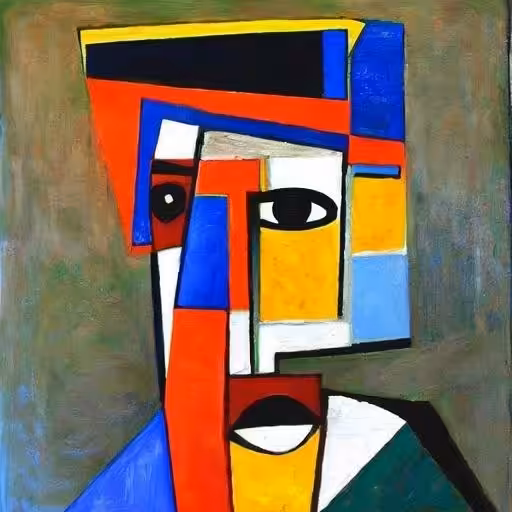 Cubist #96 (Waiting)
