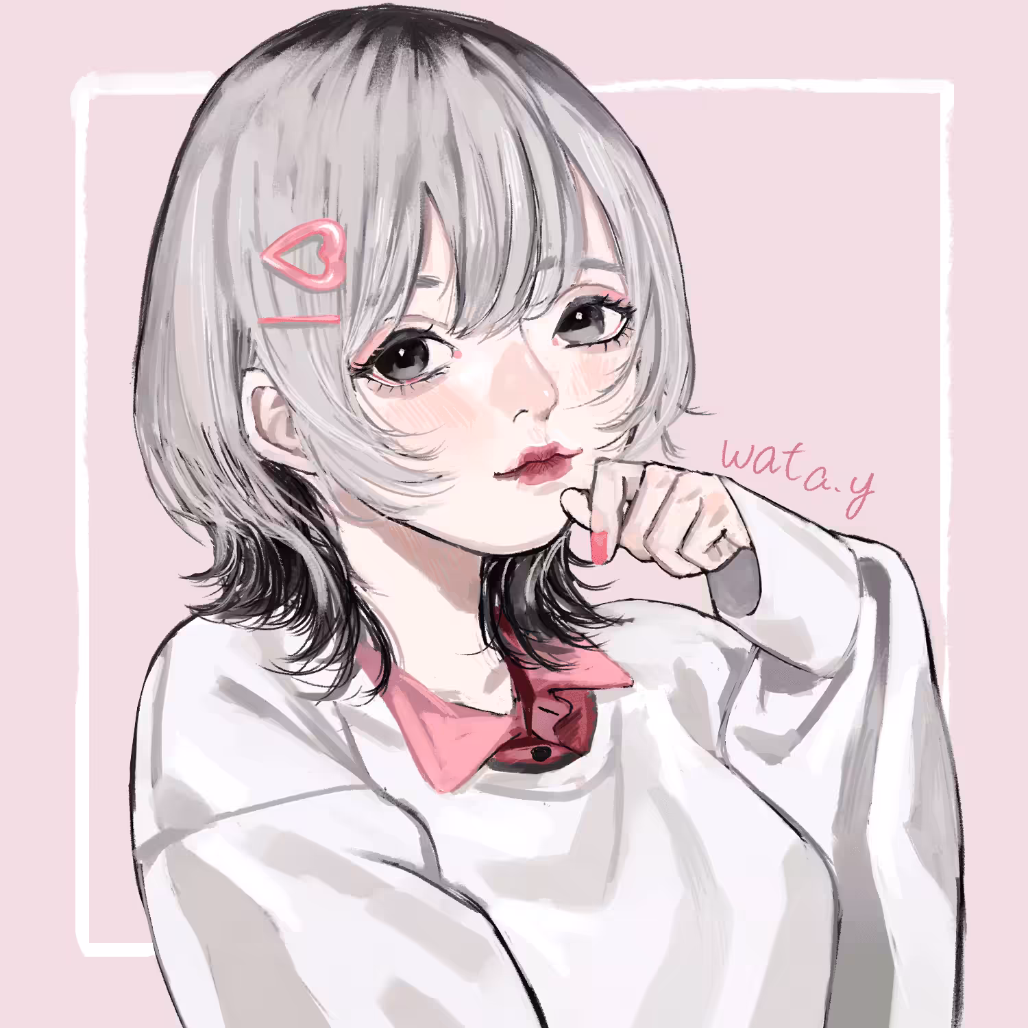 Wolf cut girl　#6