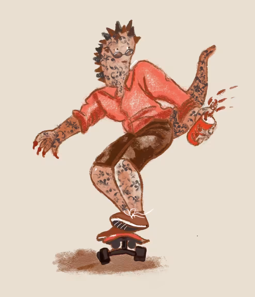 Tezzardin on Skate