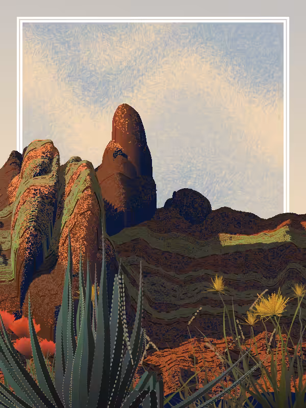 Desert Sun Rising #22