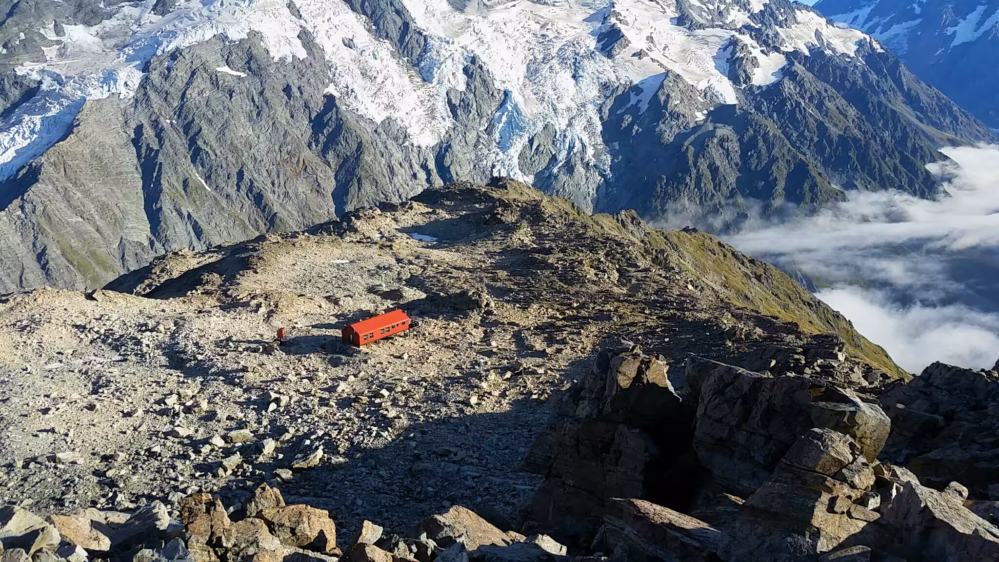 Above Mueller Hut