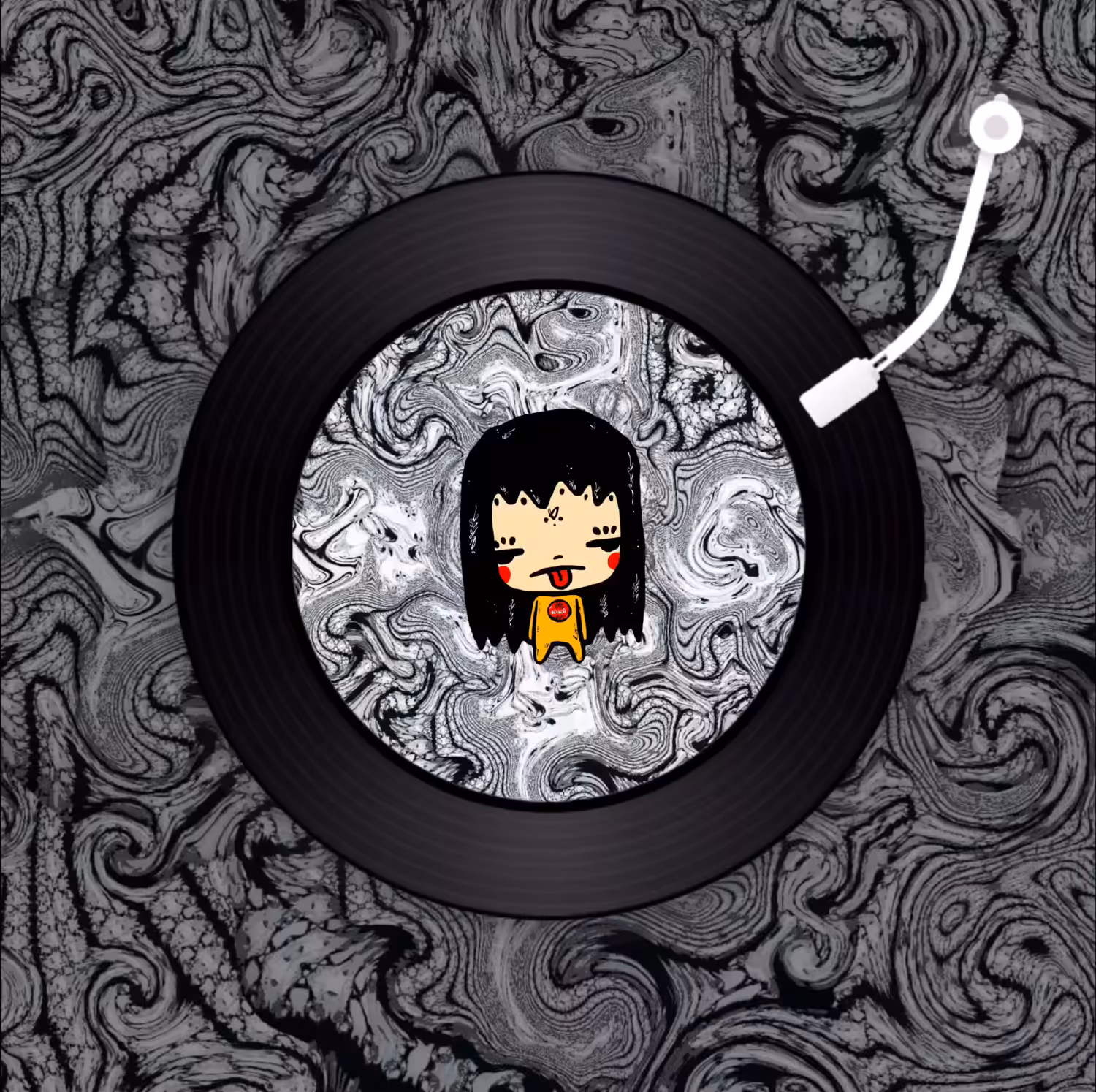 Kiku on the Turntable