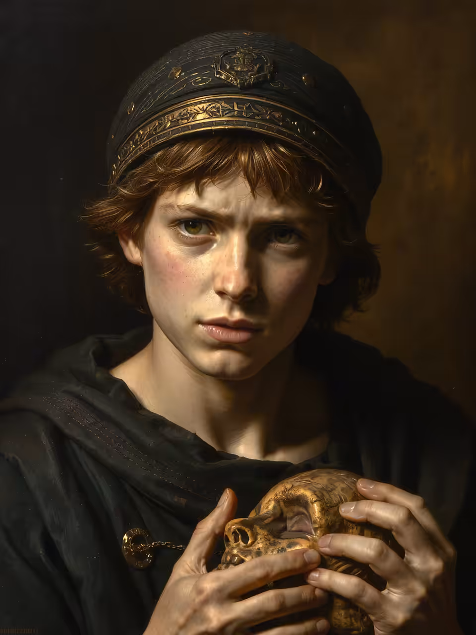 The golden skull