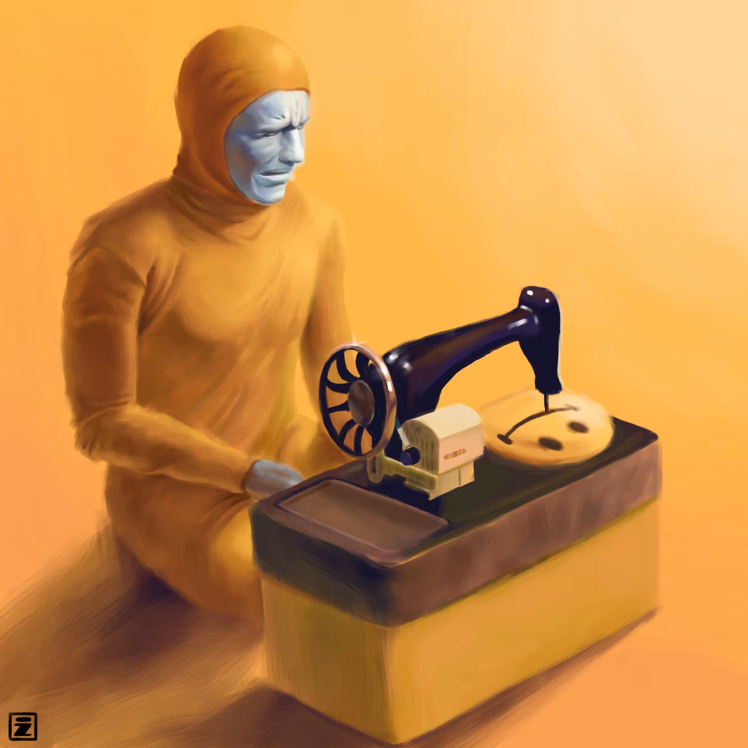 Ryan and his mask