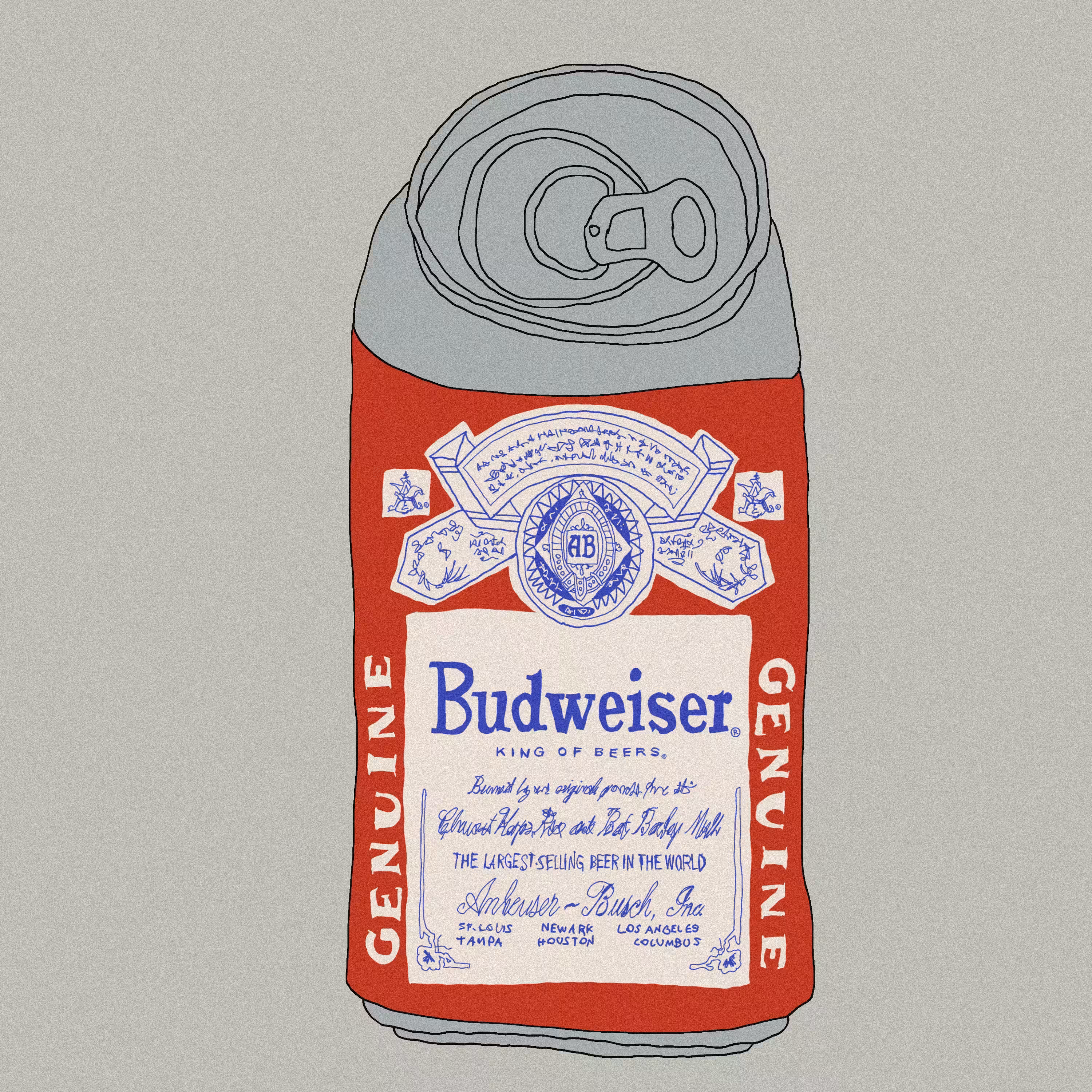 budweiser lata 