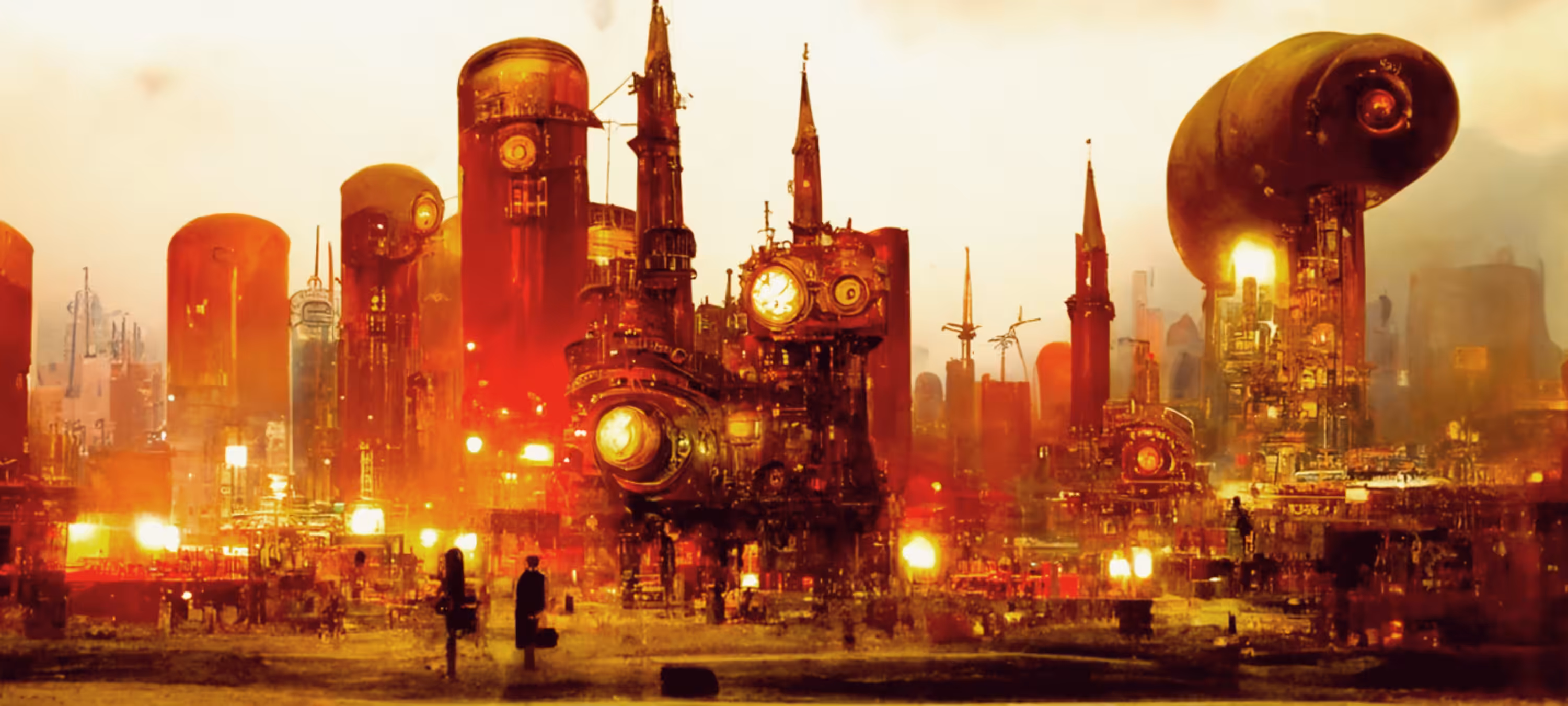 SteamPunk cityScape #020