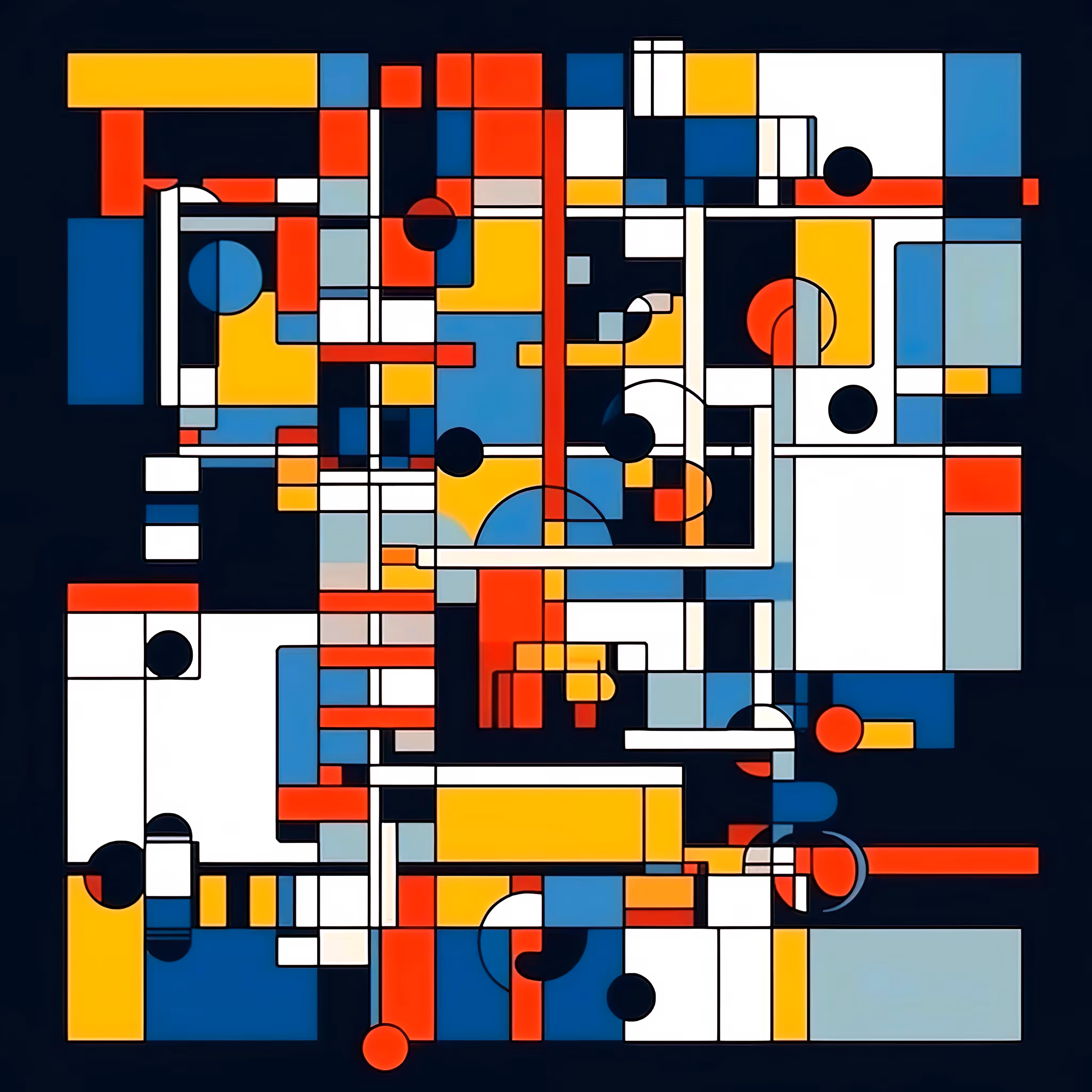 geometric , concept and arts 