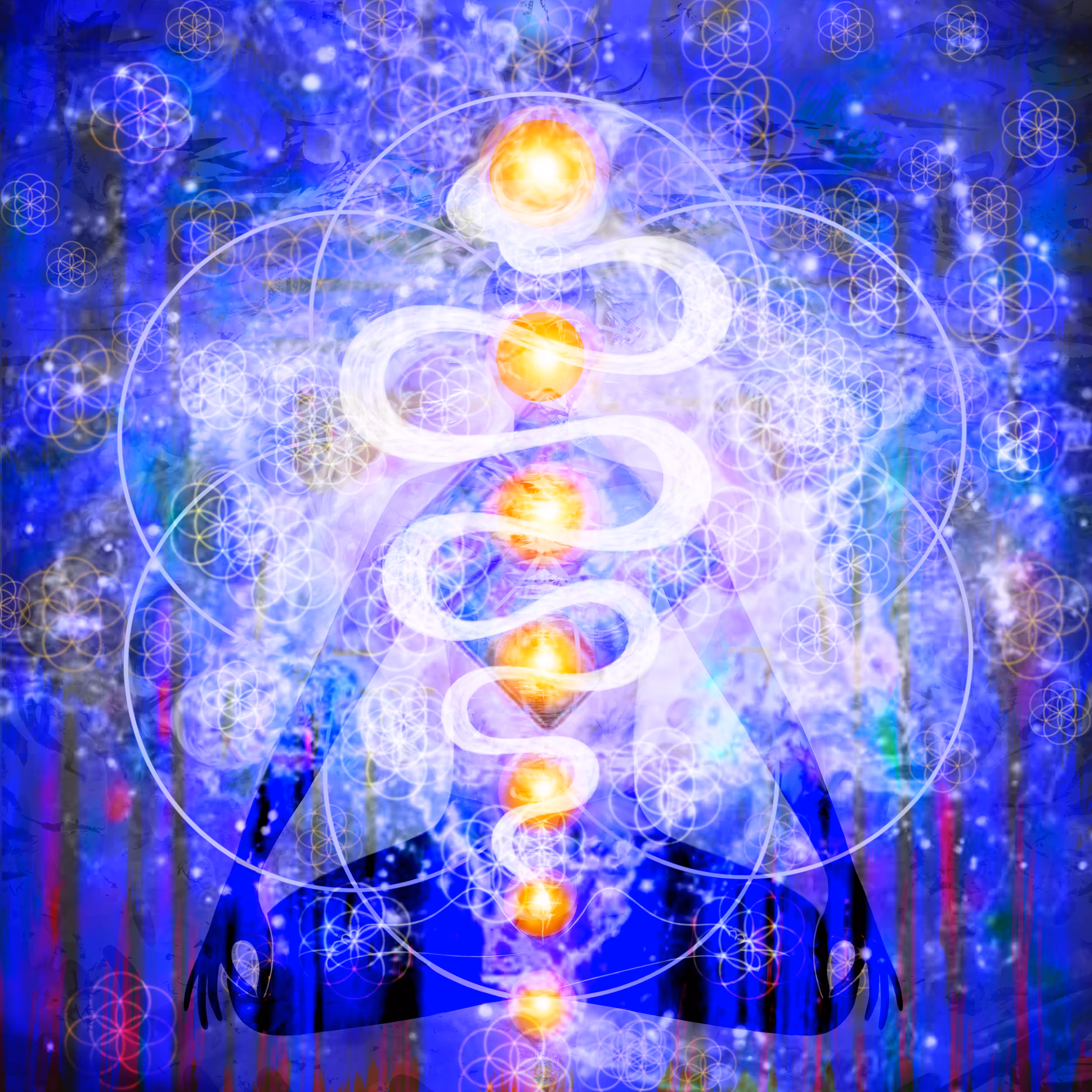 Kundalini Art #7 Chakras Activation
