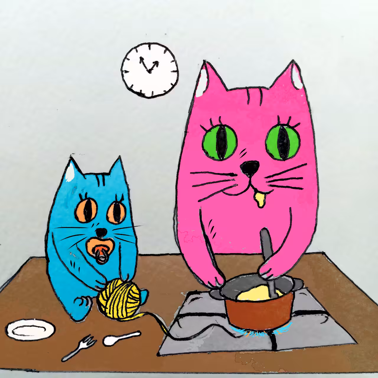 Pink cooking