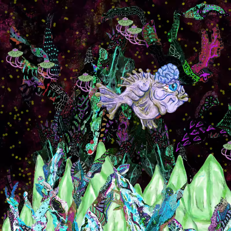The Purple Brainyfish