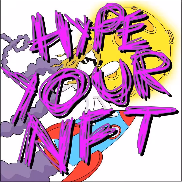 ARGHTEE - HYPE YOUR NFT Sketch 3 by STEPHEN HUTCHINS