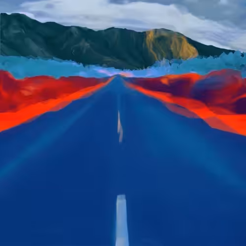 Generated Glitch Landscape #275