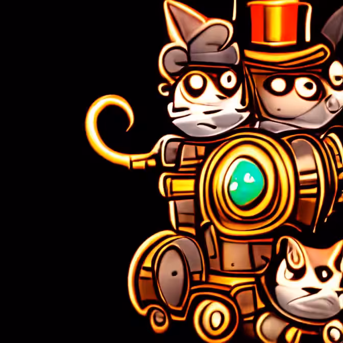 Steampunk Cats 3