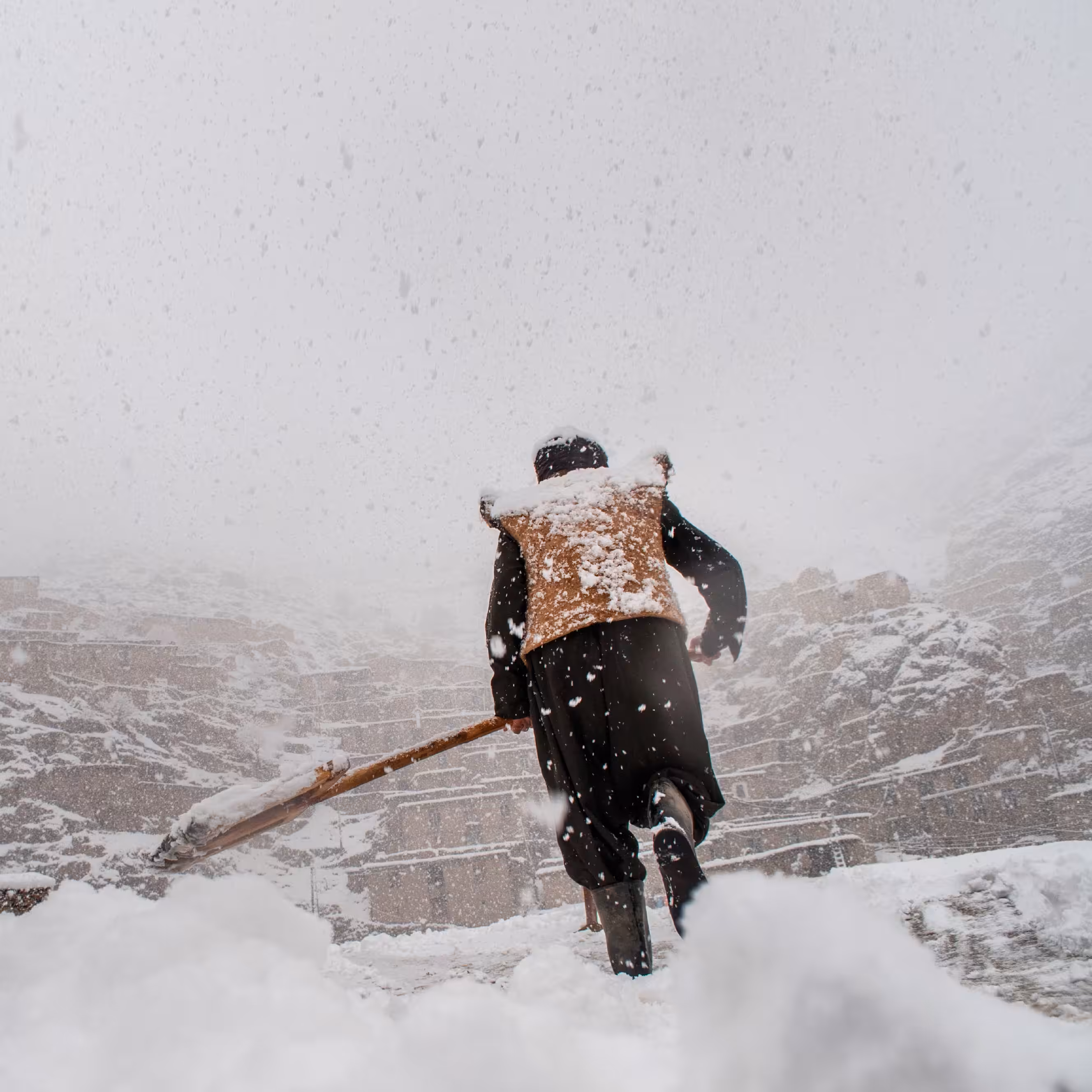 Snow shoveling