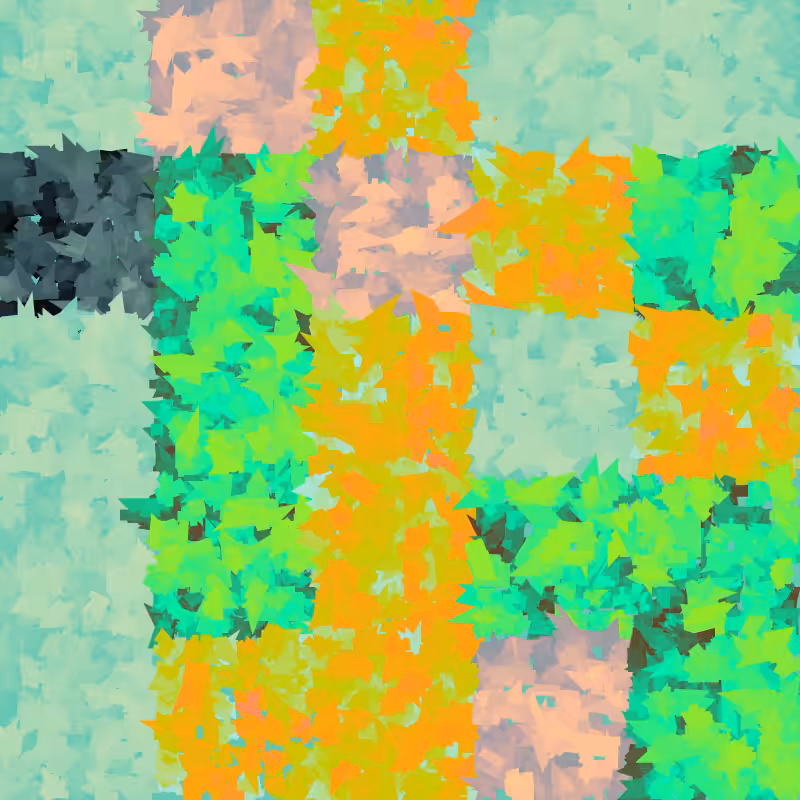 Watercolor Grid #33