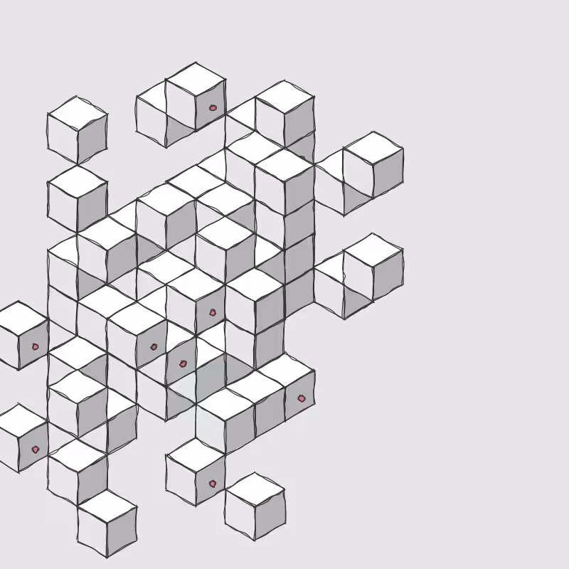 Hand drawn Voxels #12