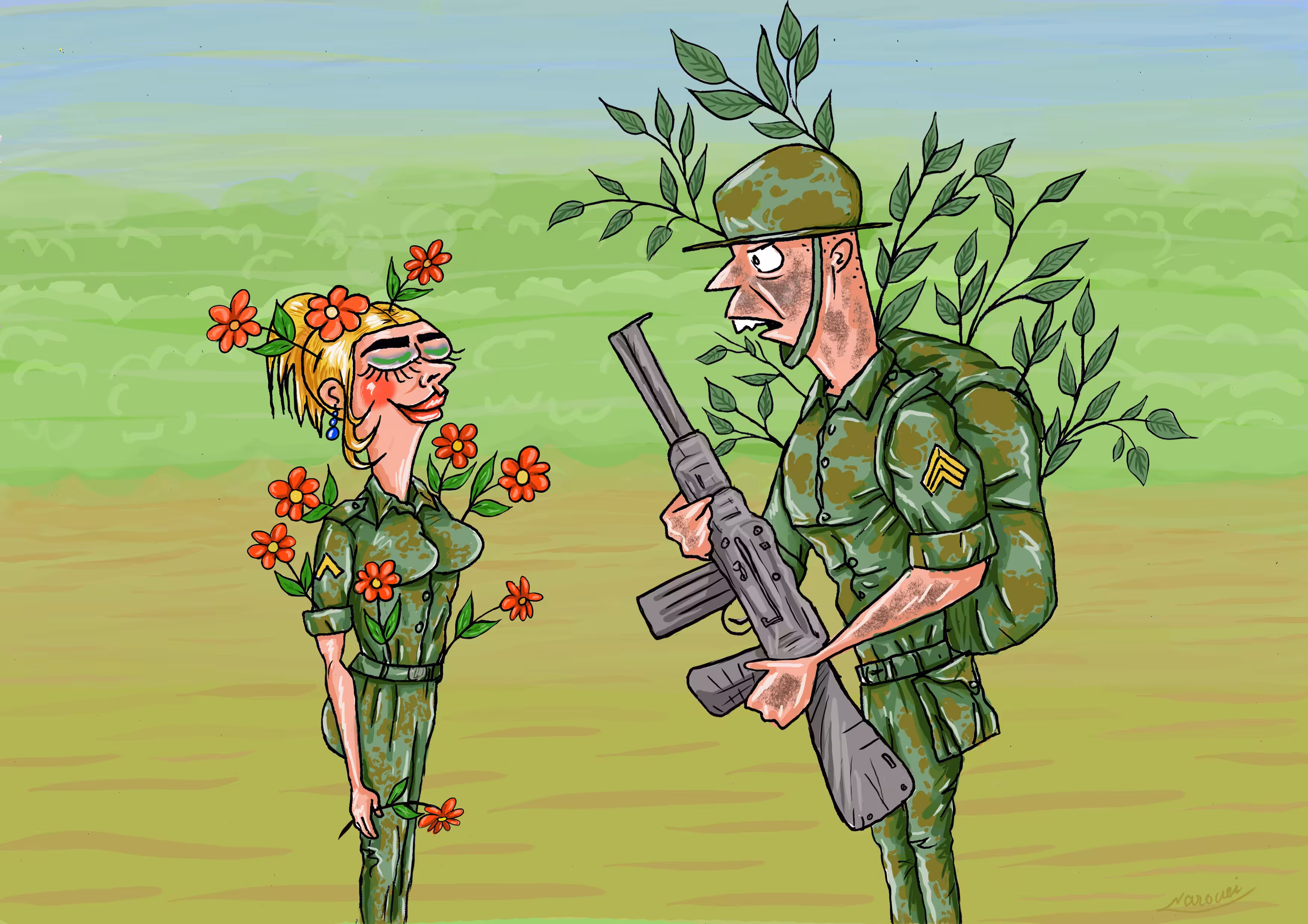 Army woman
