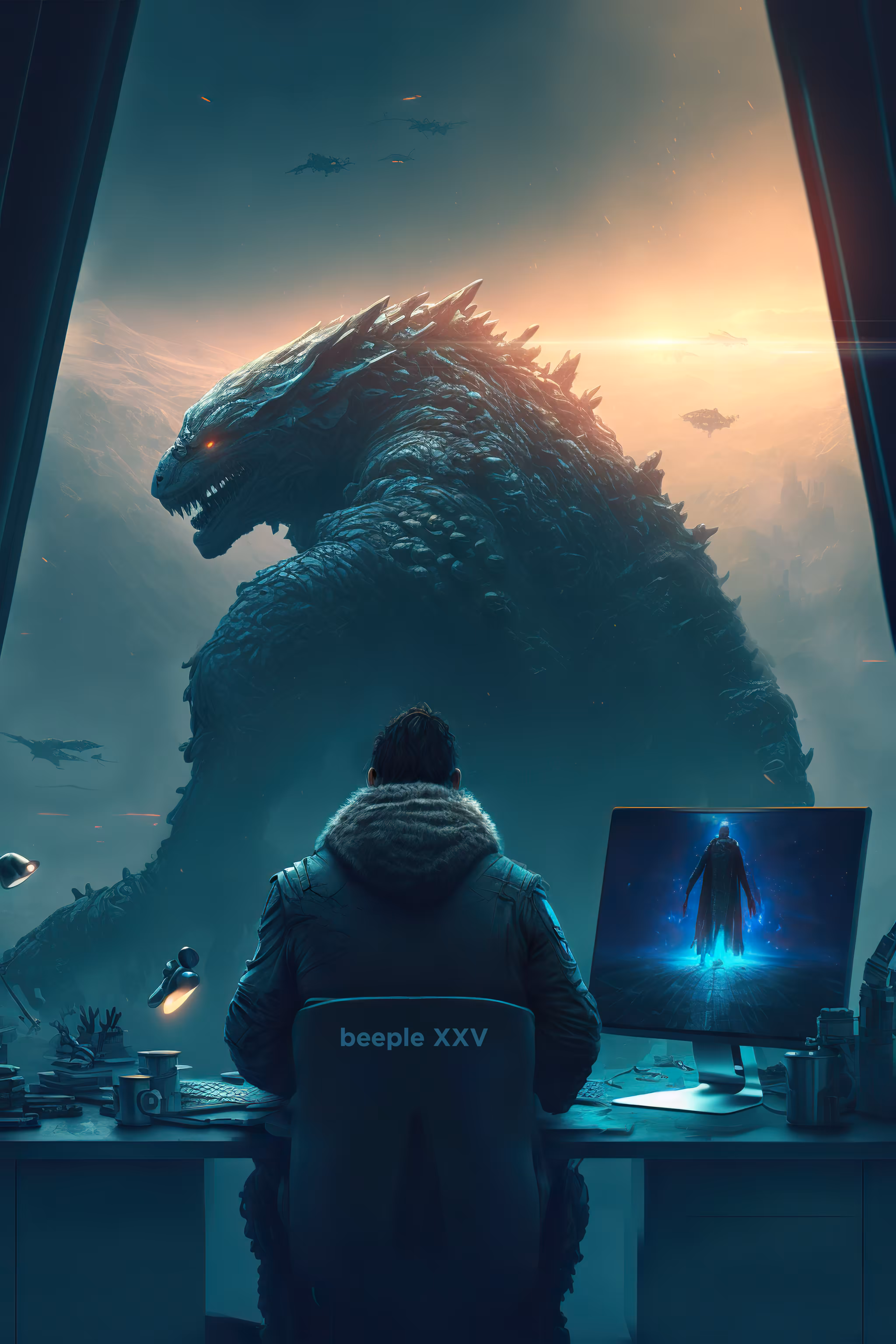 Beeple // Everydays: The Rebirth of Godzilla