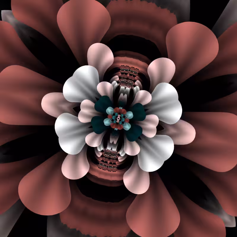Fractal Flower #240
