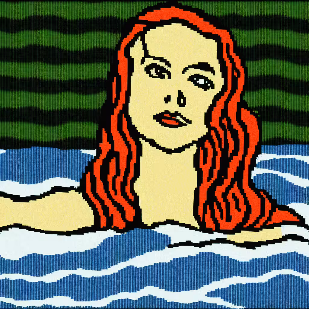 Roy Lichtenstein's Drowning Girl