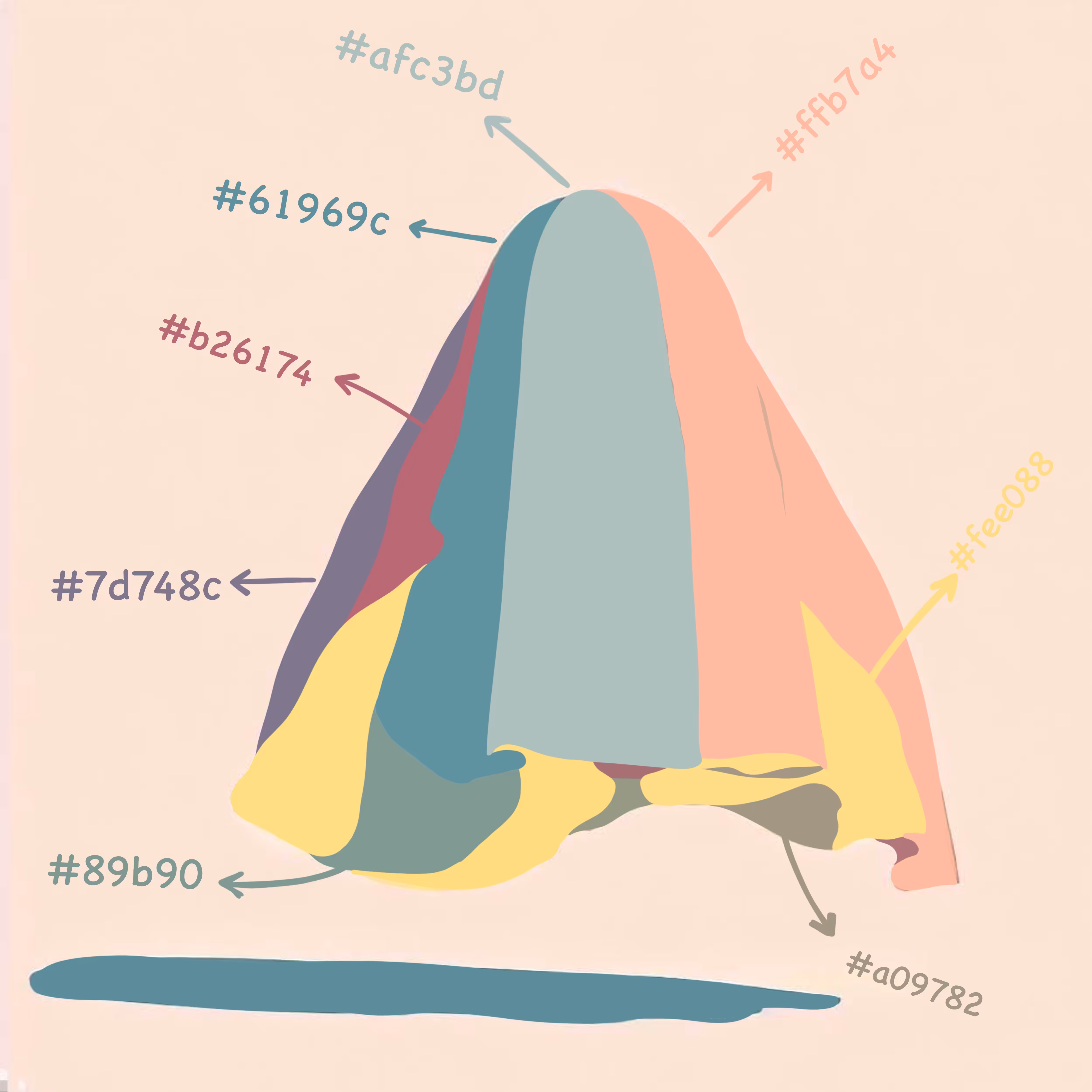 ambivalent emotions in pastel